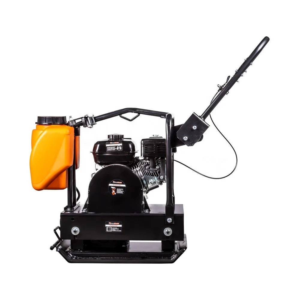 Виброплита FoxWeld PC 100/30, прямоходная, двигатель Lifan 168F-2, вес 100 кг, центробежная сила 30 кН, бак с водой, транспорт. колёса