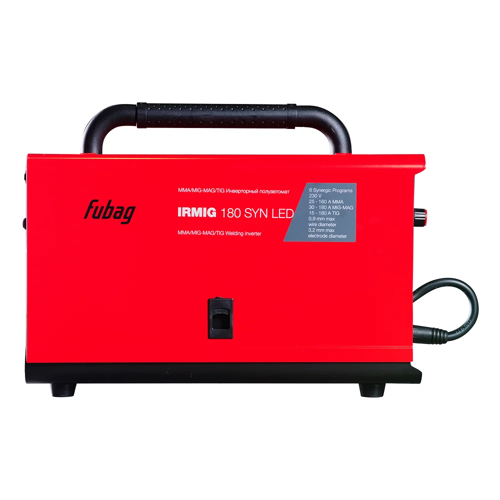 Сварочный полуавтомат FUBAG IRMIG 180 SYN LED с горелкой 250 А в комплекте