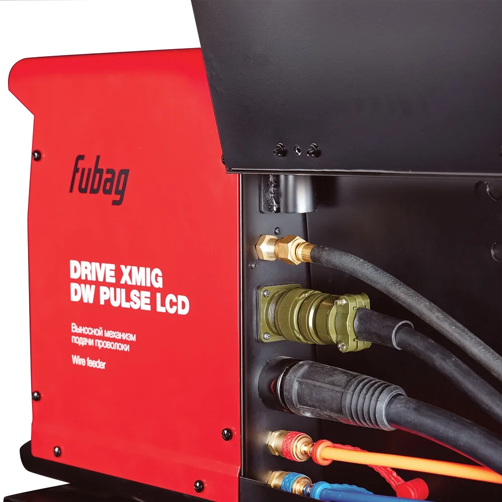 Сварочный полуавтомат FUBAG XMIG 500T DW ПУЛЬС (PULSE) + Подающий механизм ДРАЙВ (DRIVE) XMIG DW ПУЛЬС (PULSE) + Горелка + Блок жидкостного охлаждения + Шланг-пакет + Тележка