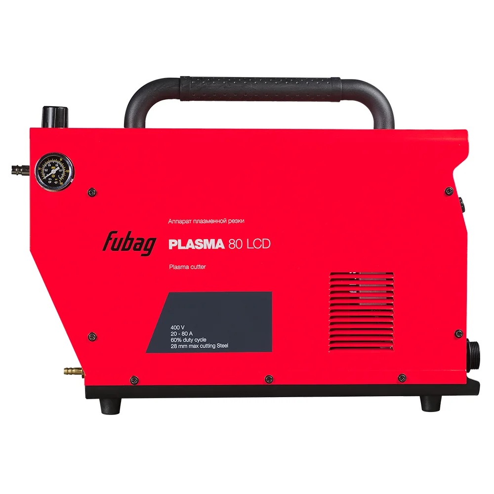 Аппарат плазменной резки FUBAG ПЛАЗМА (Plasma) 80 LCD + Горелка для плазмореза FB P80 6 м