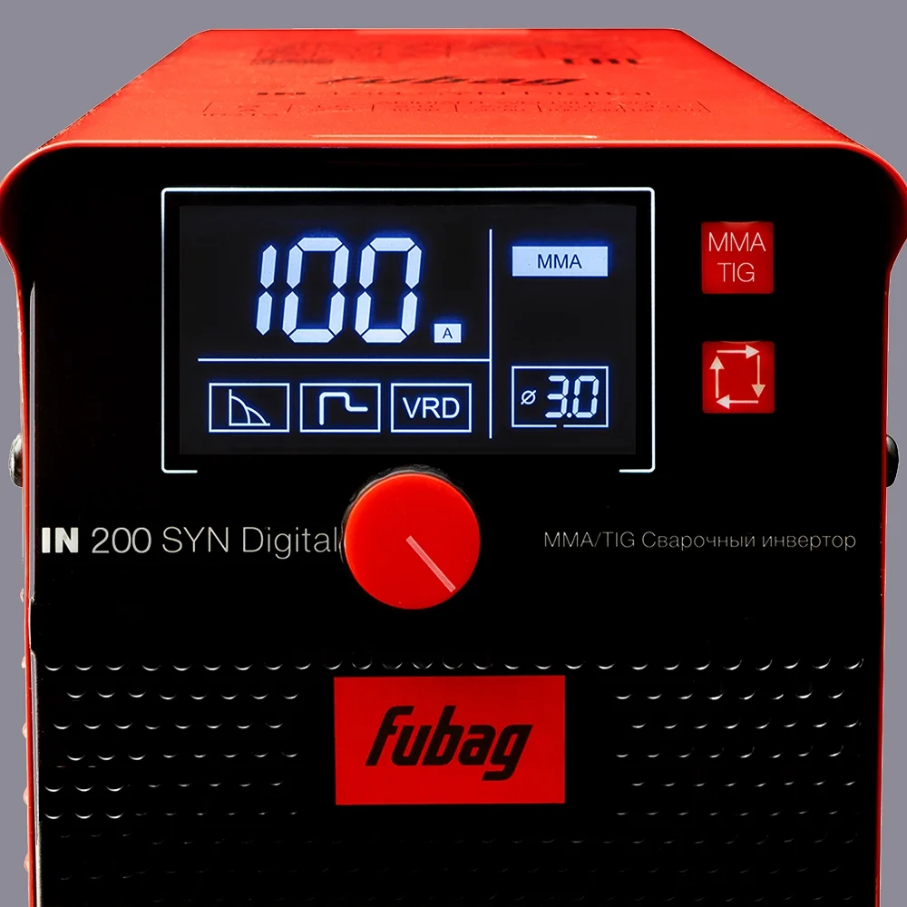 Сварочный инвертор FUBAG IN 160 SYN Цифровой (Digital)