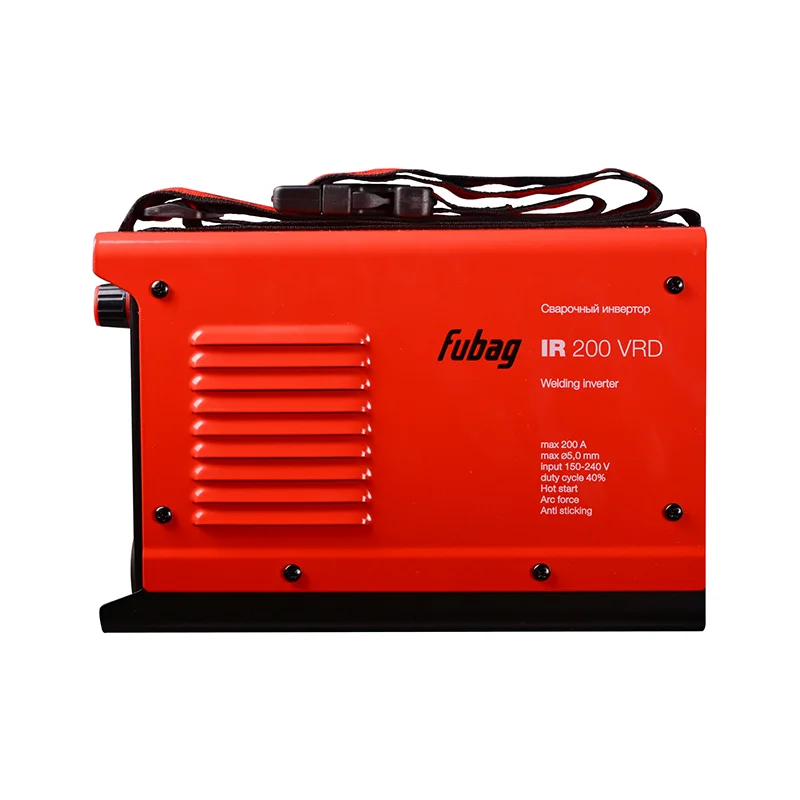 Cварочный инвертор FUBAG IR 200 VRD + Маска сварщика Хамелеон FUBAG IR 11N S в ПОДАРОК