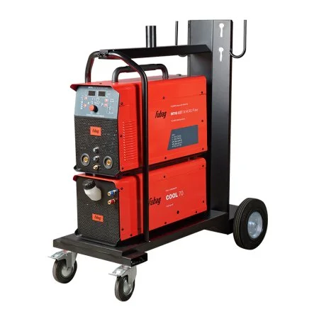 Сварочный инвертор FUBAG INTIG 400 T W AC/DC ПУЛЬС (PULSE) + Горелка FB TIG 450W 4 м + Адаптер разъема управления 5 pin + Блок жидкостного охлаждения Cool 70 + Тележка для аппаратов