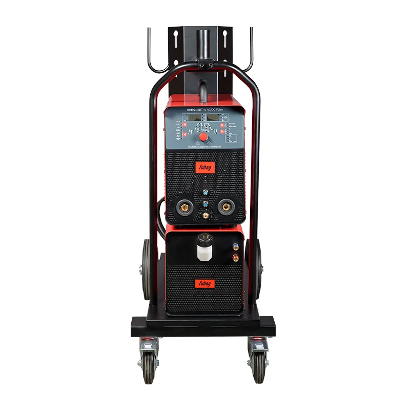 Сварочный инвертор FUBAG INTIG 400 T W AC/DC ПУЛЬС (PULSE) + Горелка FB TIG 18 5P 4 м + Блок жидкостного охлаждения Cool 70 + Тележка