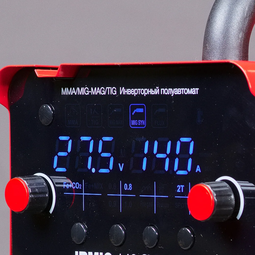 Сварочный полуавтомат FUBAG IRMIG 180 SYN LED с горелкой 250 А в комплекте
