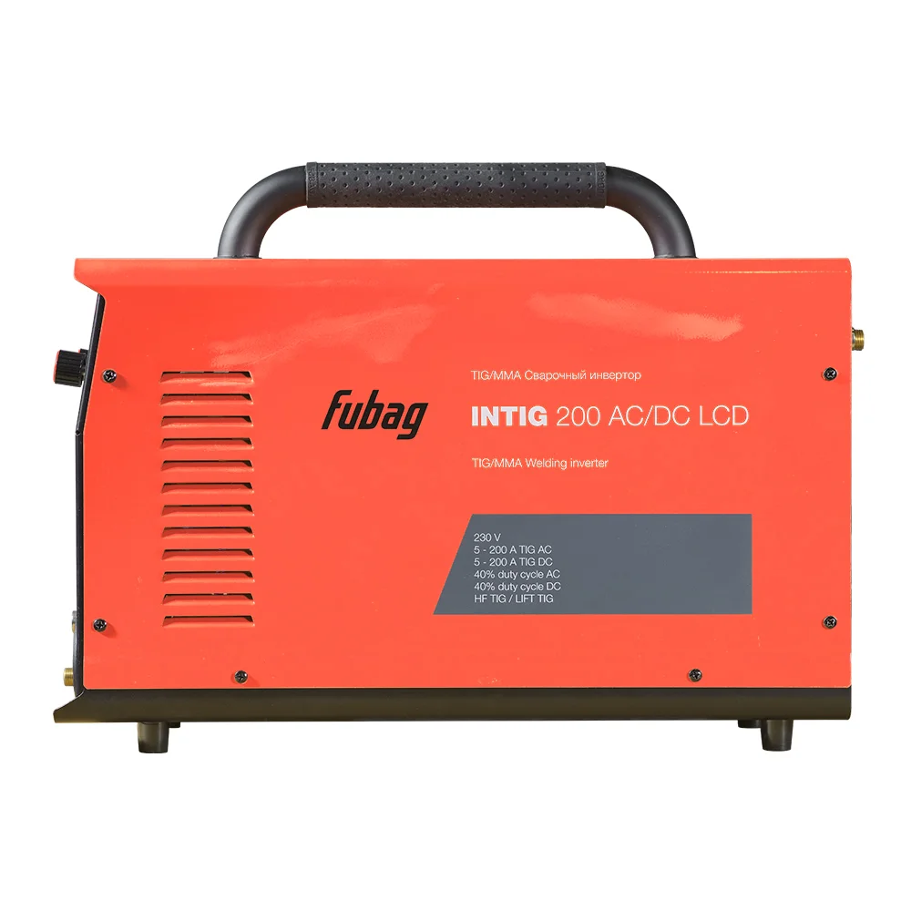 Сварочный инвертор FUBAG INTIG 200 AC/DC ПУЛЬС (PULSE) LCD + Горелка FB TIG 26 5P 4 м