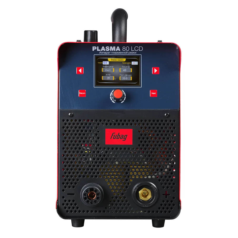 Аппарат плазменной резки FUBAG ПЛАЗМА (Plasma) 80 LCD + Горелка для плазмореза FB P80 6 м