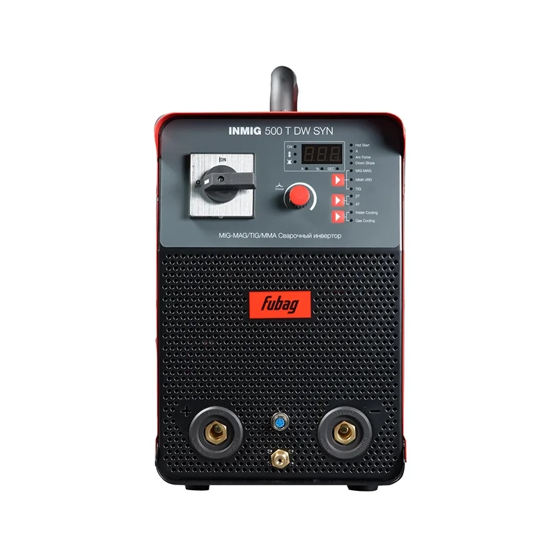 Cварочный полуавтомат FUBAG INMIG 500T DW SYN + Подающий механизм ДРАЙВ (DRIVE) INMIG DW SYN + Шланг-пакет 5 метров 70 мм2 14 pol с жидкостным охлаждением + Горелка FB 500 3m + Блок жидкостного охлаждения Cool 70 + Тележка для аппаратов
