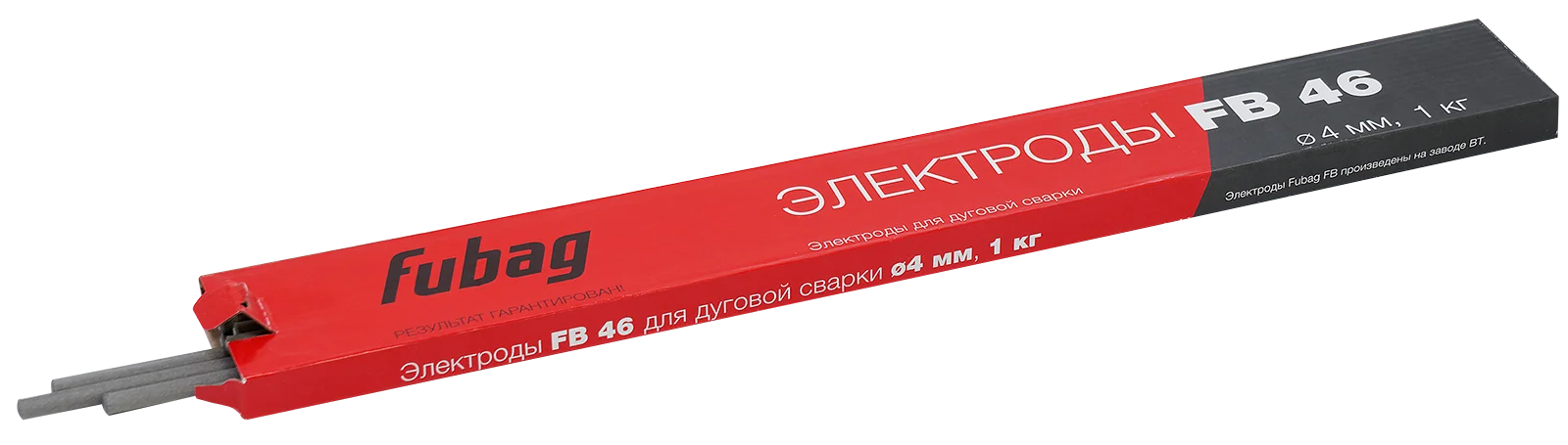 Электрод сварочный FUBAG с рутилово-целлюлозным покрытием FB 46 D4.0 мм (пачка 0.9 кг)