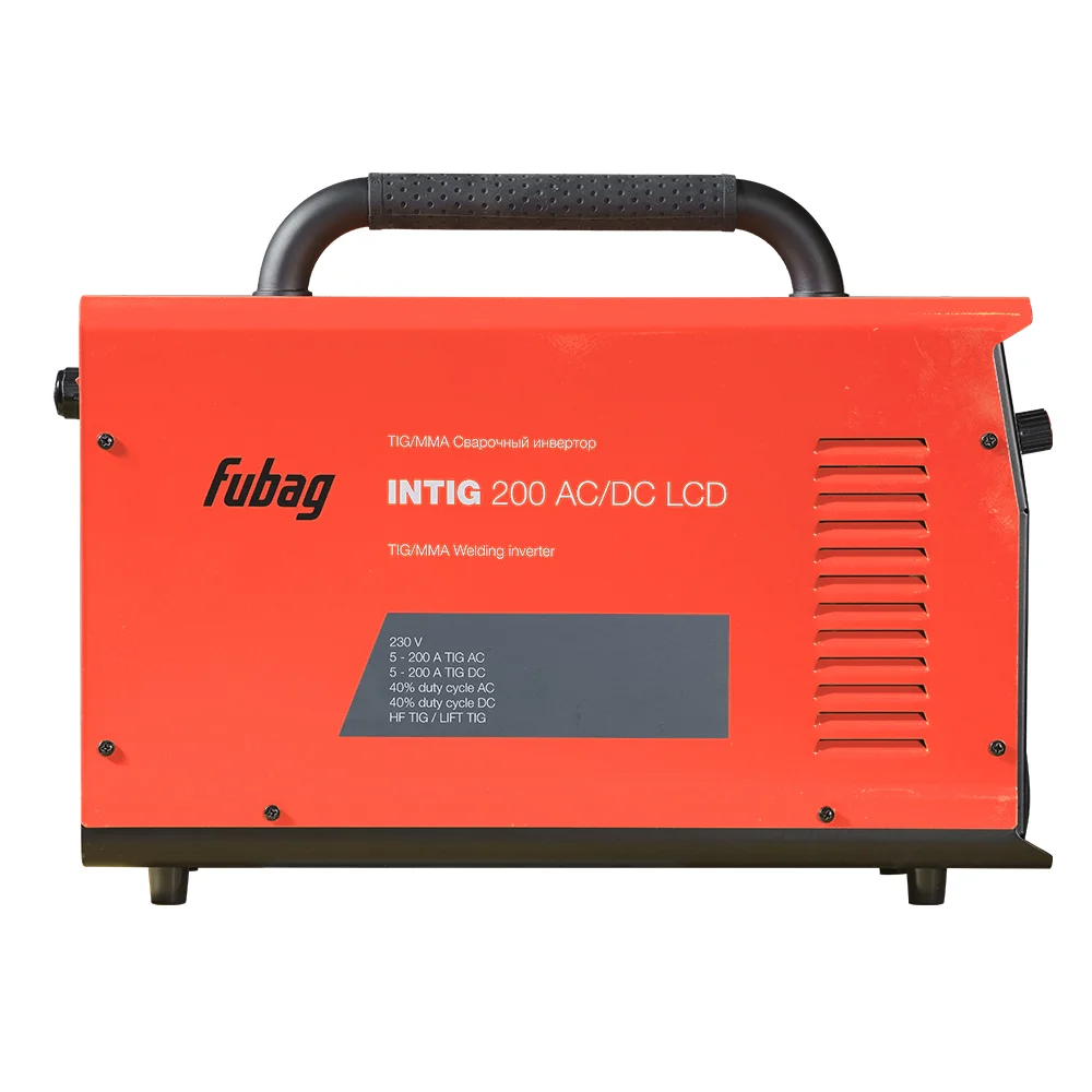 Сварочный инвертор FUBAG INTIG 200 AC/DC ПУЛЬС (PULSE) LCD + Горелка FB TIG 26 5P 4 м