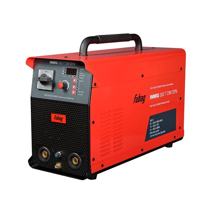 Cварочный полуавтомат FUBAG INMIG 500T DW SYN + Подающий механизм ДРАЙВ (DRIVE) INMIG DW SYN + Шланг пакет 5 м + Горелка FB 400 3 м