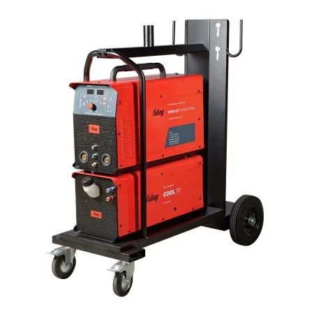 Сварочный инвертор FUBAG INTIG 400 T W AC/DC ПУЛЬС (PULSE) + Горелка FB TIG 18 5P 4 м + Блок жидкостного охлаждения Cool 70 + Тележка