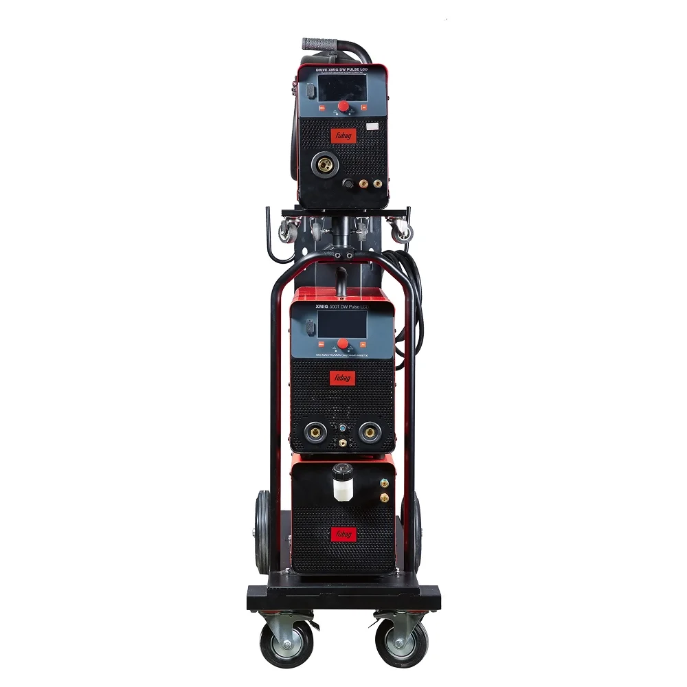Сварочный полуавтомат FUBAG XMIG 500T DW ПУЛЬС (PULSE) + Подающий механизм ДРАЙВ (DRIVE) XMIG DW ПУЛЬС (PULSE) + Горелка + Блок жидкостного охлаждения + Шланг-пакет + Тележка