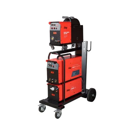 Cварочный полуавтомат FUBAG INMIG 500T DW SYN + Подающий механизм ДРАЙВ (DRIVE) INMIG DW SYN + Шланг-пакет 5 метров 70 мм2 14 pol с жидкостным охлаждением + Горелка FB 500 3m + Блок жидкостного охлаждения Cool 70 + Тележка для аппаратов