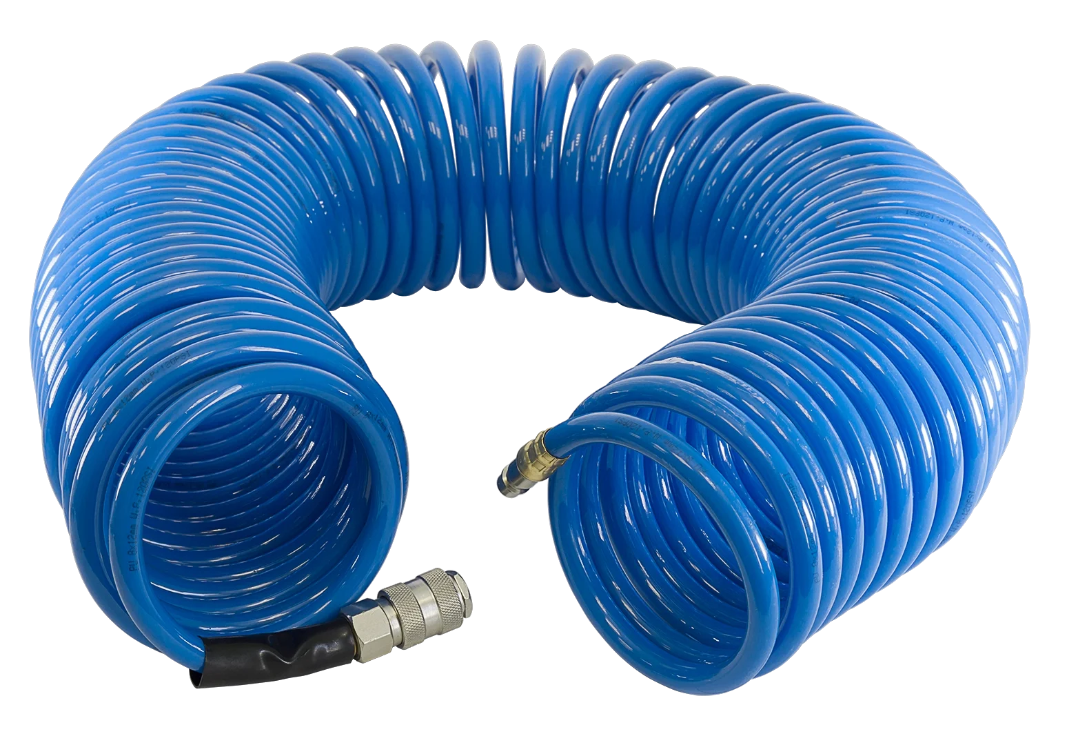 Шланг FUBAG спиральный с фитингами рапид, полиуретан, 15 бар, 8 x 12 мм, 20 м