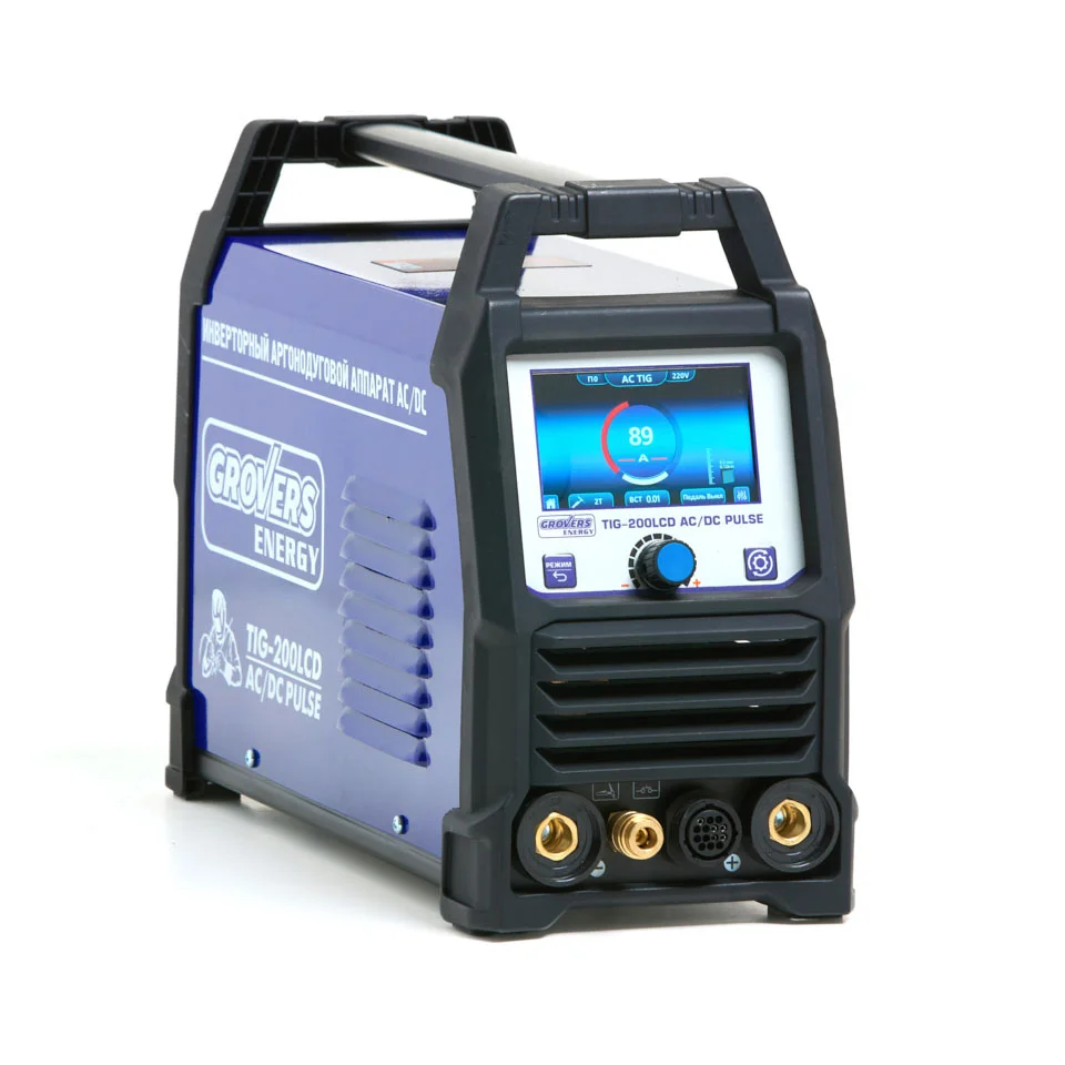Сварочный аппарат Grovers Energy TIG 200 LCD AC/DC DOUBLE PULSE