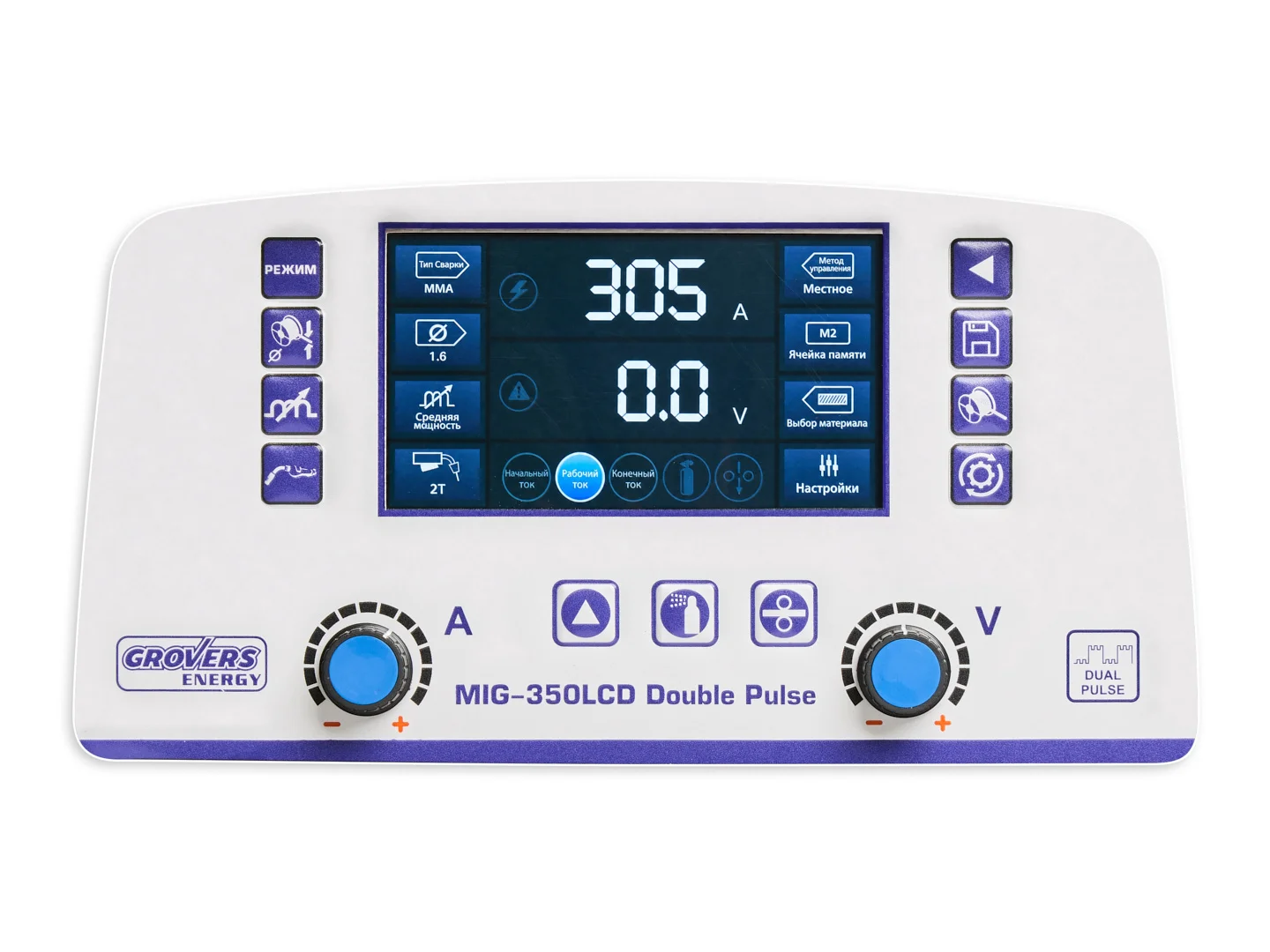 Сварочный полуавтомат Grovers Energy MIG-350 LCD Double Pulse