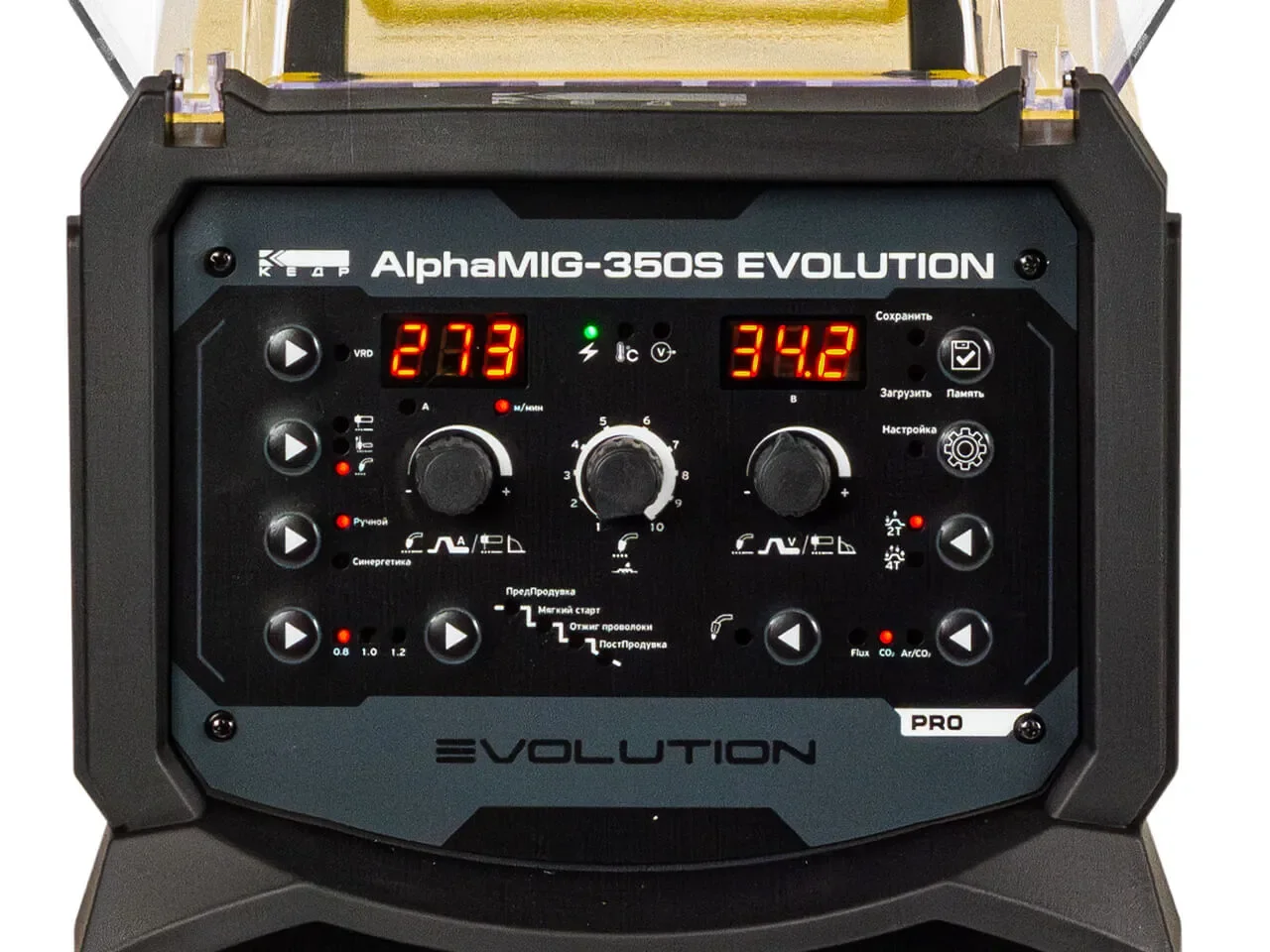 Источник сварочный КЕДР AlphaMIG-350S EVOLUTION (30–350А, 400В)