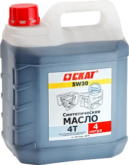 Масло для 4-тактных двигателей синтетическое SAE 5W30 4 л