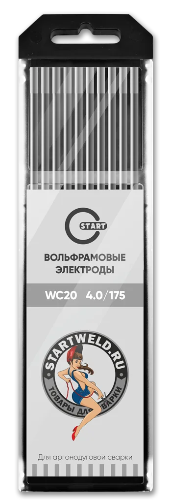 Вольфрамовый электрод WС 20 4,0/175 (серый) WC2040175