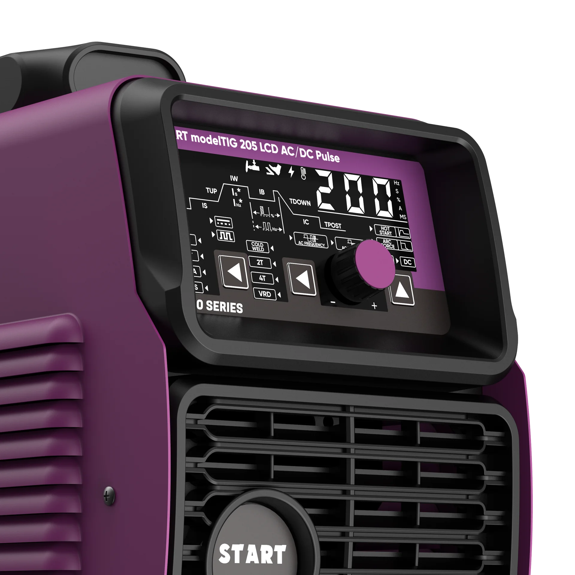 START modelTIG 205 LCD AC/DC TIG PULSE Установка аргонодуговой сварки 3W205APL