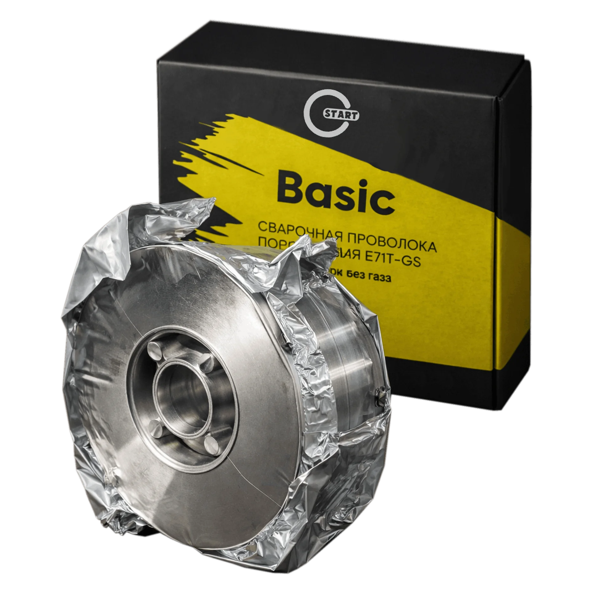Проволока сварочная самозащитная (порошковая) Basic E71T-GS д.1,0 (5кг) START STB71150