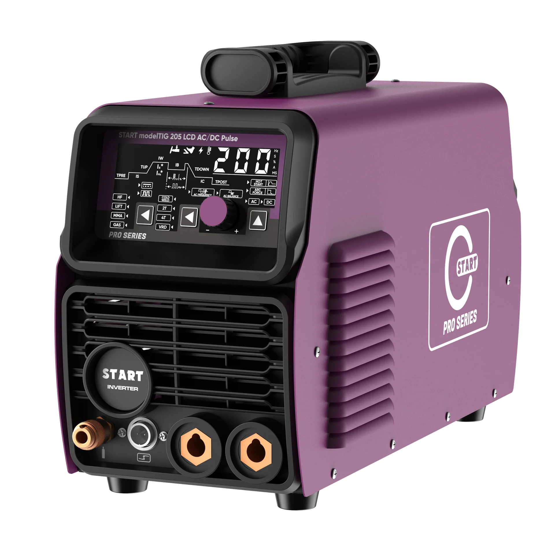 START modelTIG 205 LCD AC/DC TIG PULSE Установка аргонодуговой сварки 3W205APL