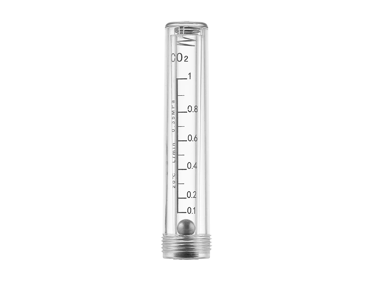 Ротаметр—колба для смесителя Ar/CO2—4Р (CO2 0-1л/мин)