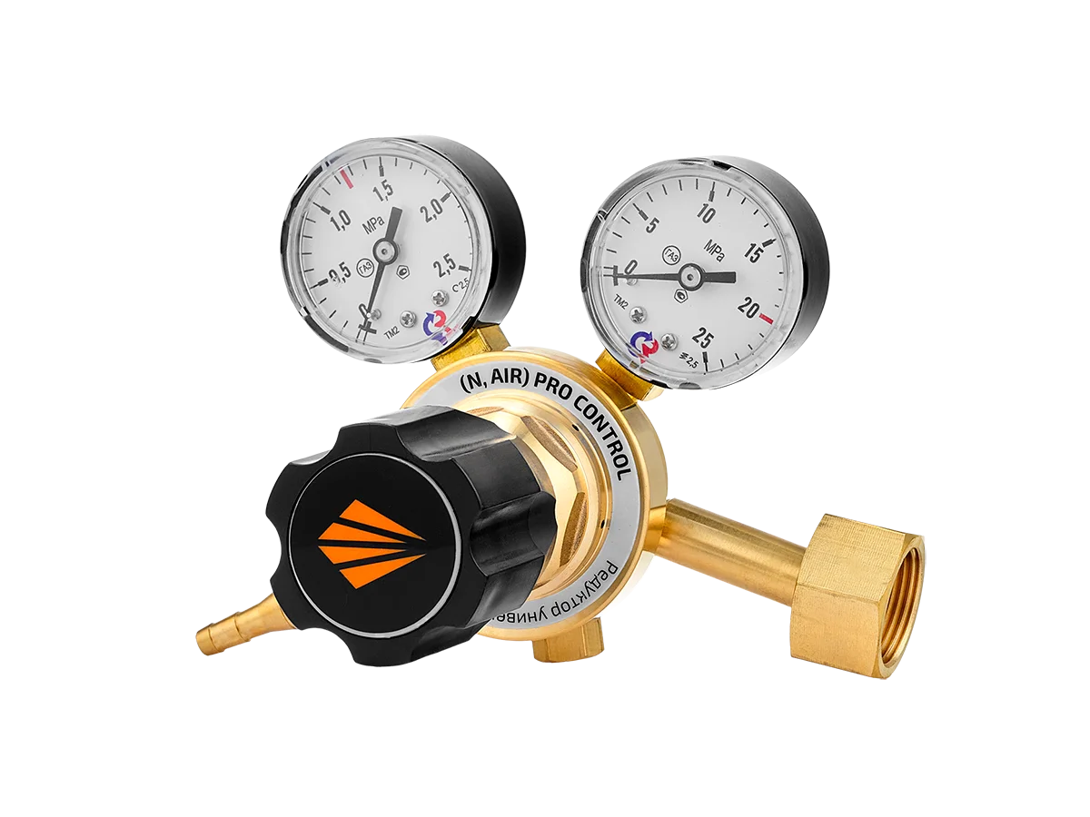 РЕДУКТОР УНИВЕРСАЛЬНЫЙ ИНЕРТНЫЙ ГАЗ, СЖАТЫЙ ВОЗДУХ (N, AIR) PRO CONTROL