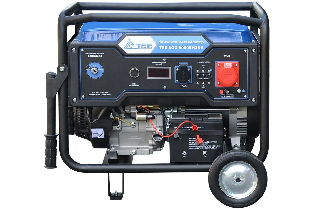 Бензиновый генератор 7,8 кВт ТСС SGG 8000EH3NA с АВР 033529