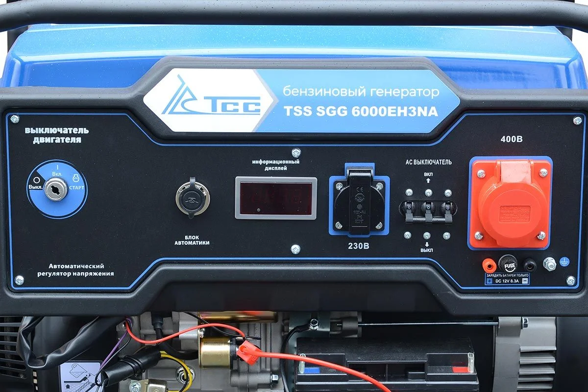 Бензогенератор ТСС SGG 6000EH3NA 6 кВт с АВР 033521