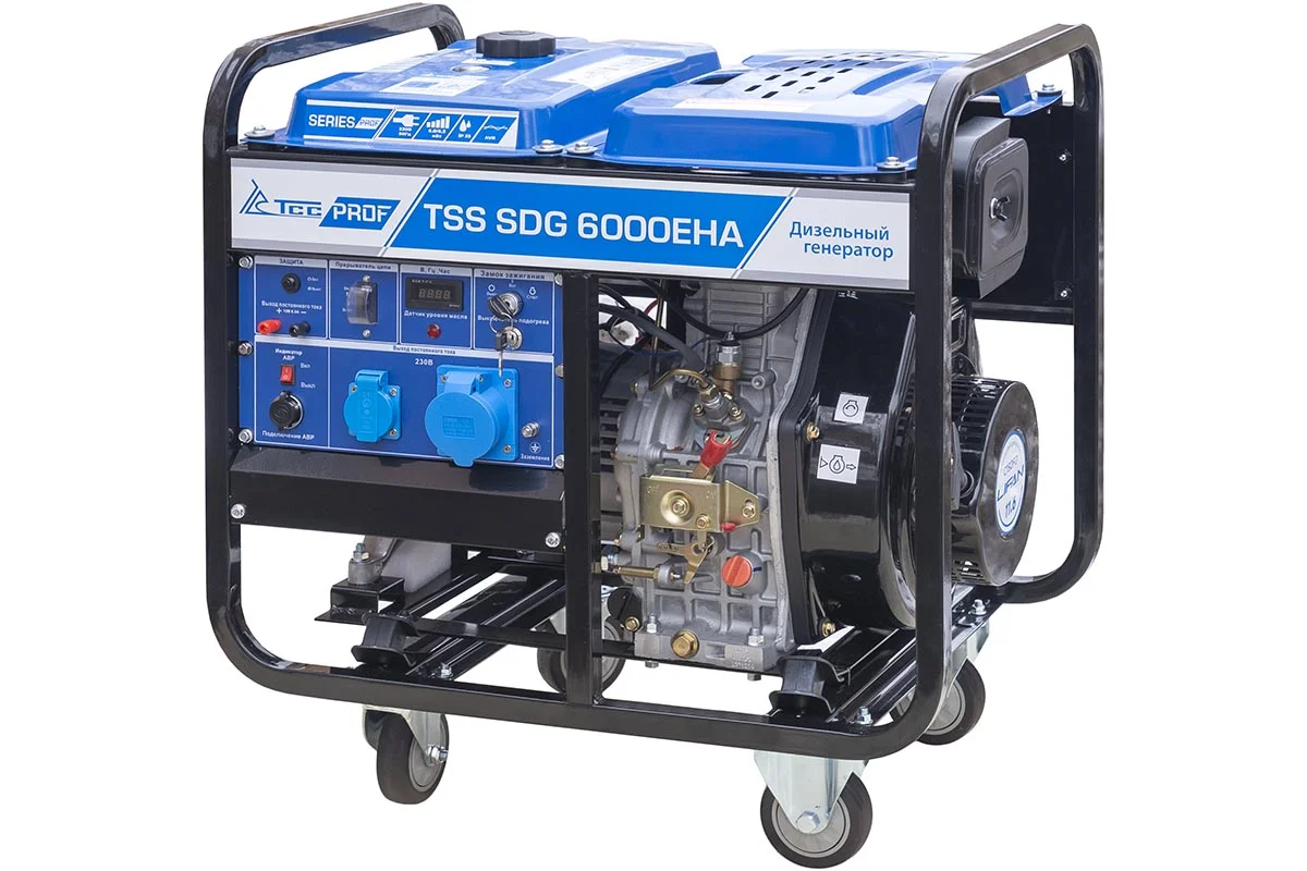 Дизель генератор ТСС SDG 6000EHA 077014
