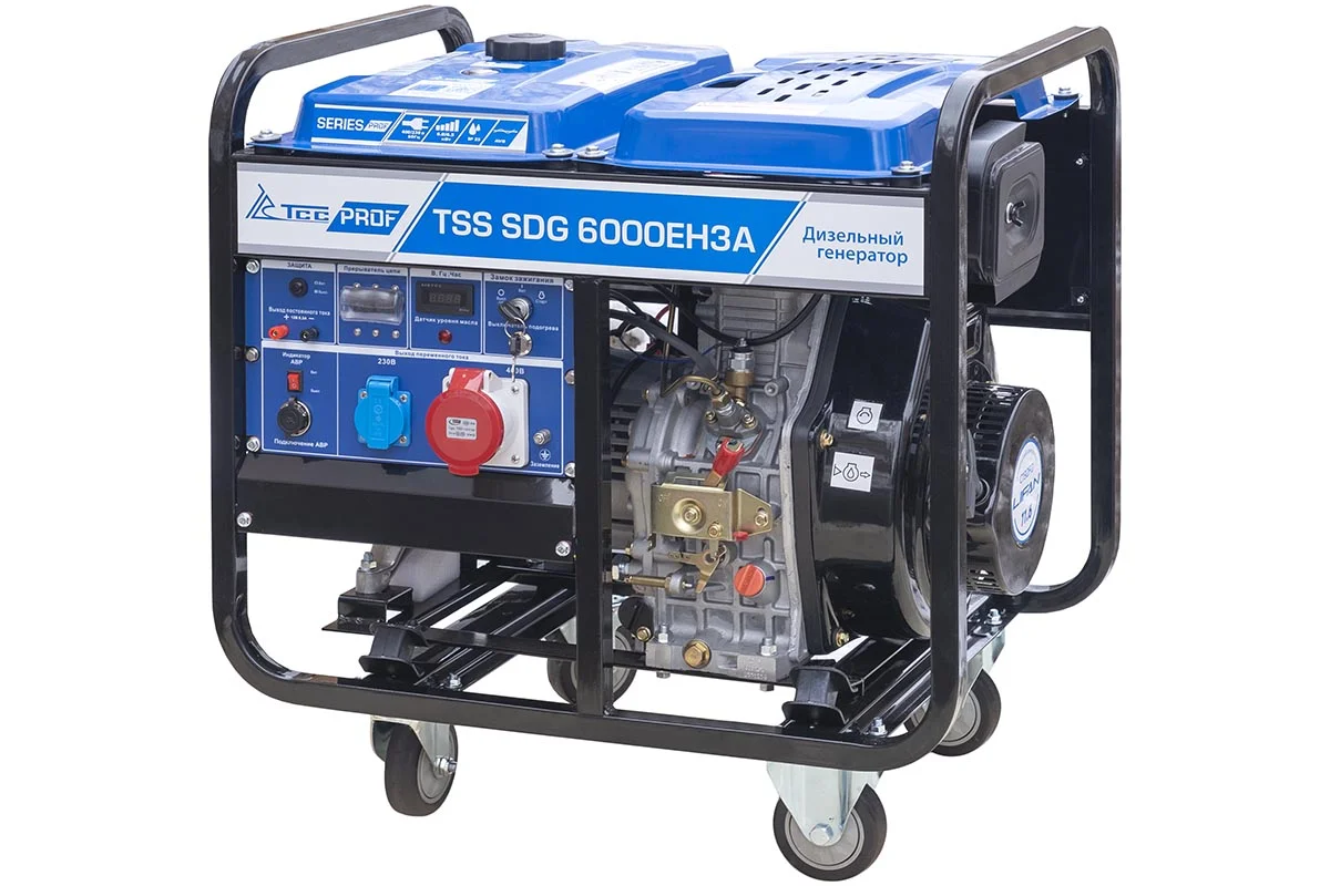Дизель генератор ТСС SDG 6500EH3A 277016
