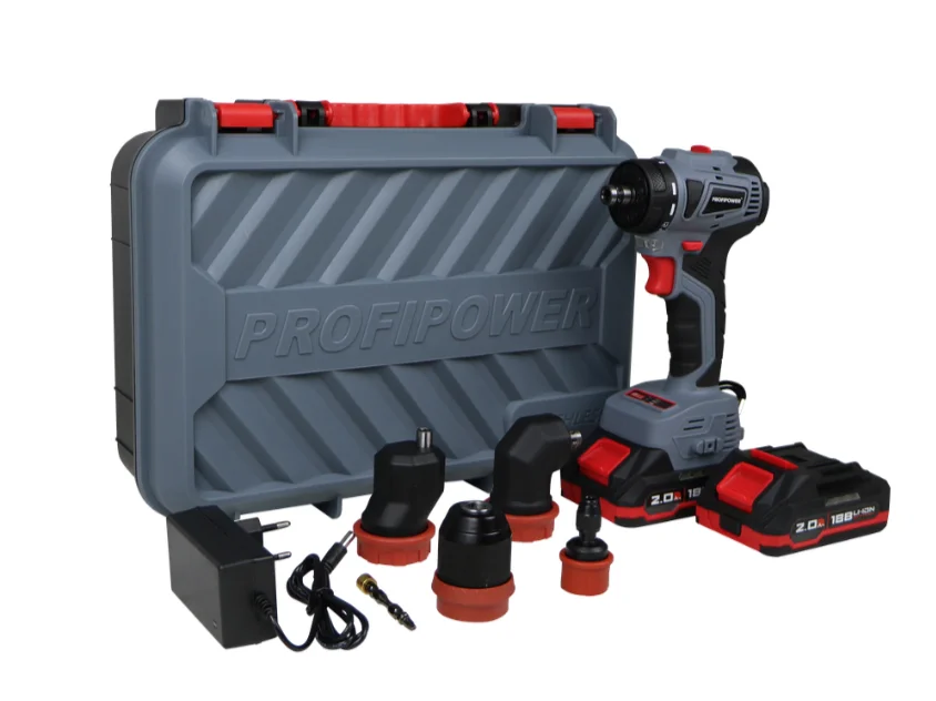 Шуруповерт аккумуляторный бесщеточный Комби PROFIPOWER MKBL-18BM (18В, 45Нм, Li-ion-2ш)