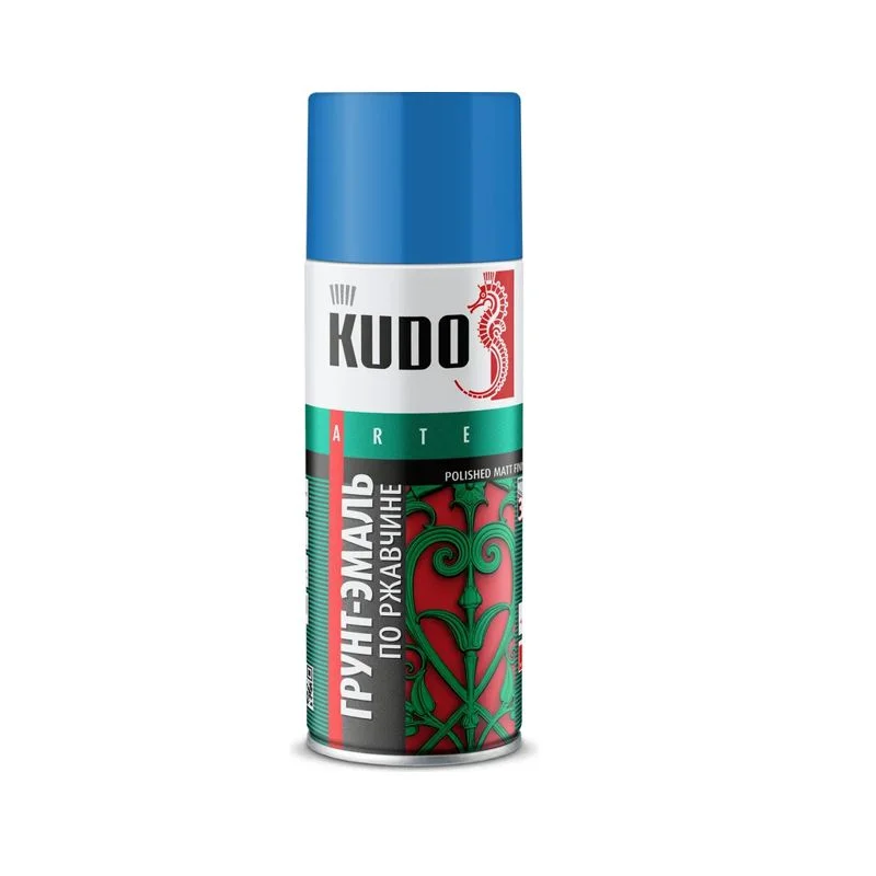 Грунт-спрей по ржавчине 520мл КUDO (RAL 7042 Серый)