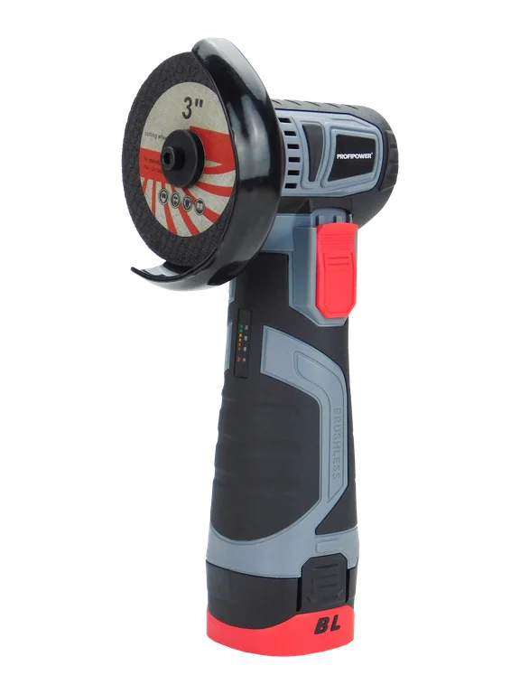 УШМ аккумуляторная бесщеточная PROFIPOWER BL-164 (16В, Li-ion 2шт, 2.0Ач, 1800об/мин, диск 76мм,З/У,