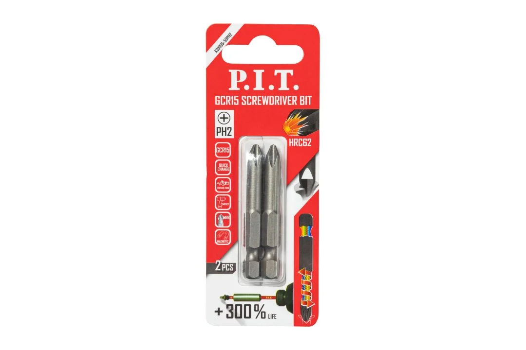 Бита GCR15 PH2x50мм/2шт в уп.(ASDR05-50PH2)//PIT