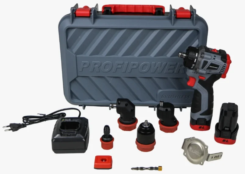 Шуруповерт аккумуляторный бесщеточный Комби PROFIPOWER BL-161C (16В, 40Нм, Li-ion 2шт, 2.0Ач, 2 скор)