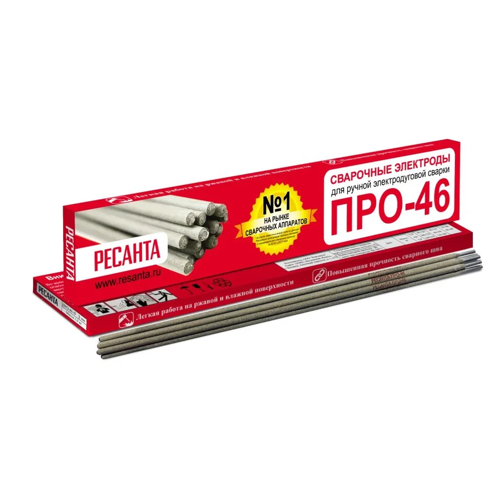 Электрод ПРО-46 Ресанта Пачка 1 кг (D 3,0 мм)